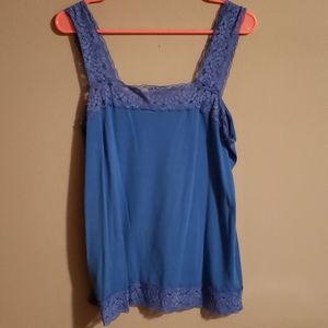 Blue cami, size L